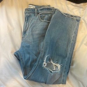 Abercrombie ankle straight jeans
